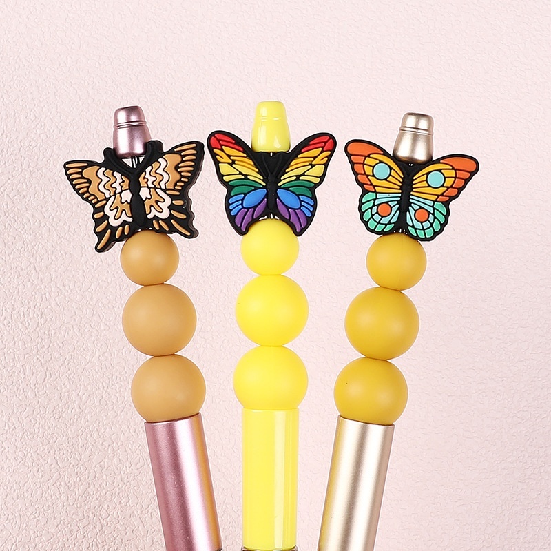 Cute Butterfly Silicone Beads | DIY Accessories for Beaded Pens & Bracelets