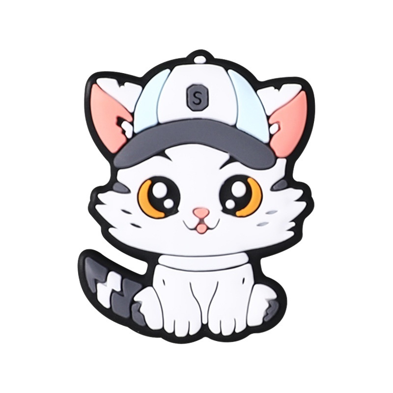 Hot Selling Cartoon Cat Silicone Beads | Cute DIY Accessories for Beaded Pens