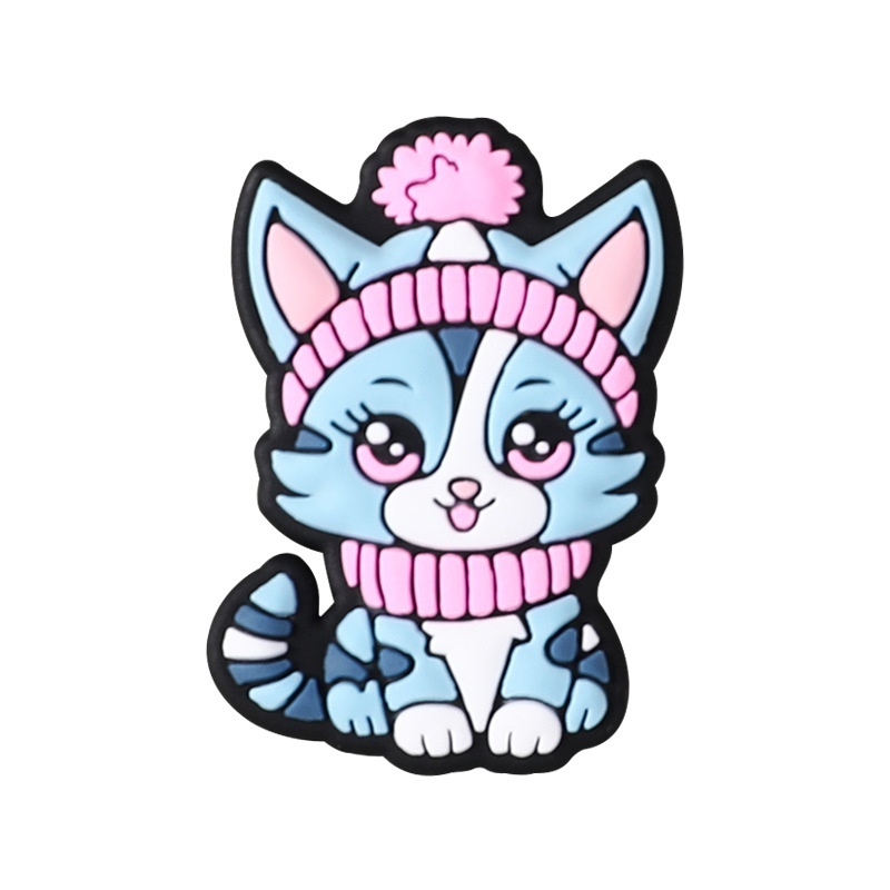 Hot Selling Cartoon Cat Silicone Beads | Cute DIY Accessories for Beaded Pens
