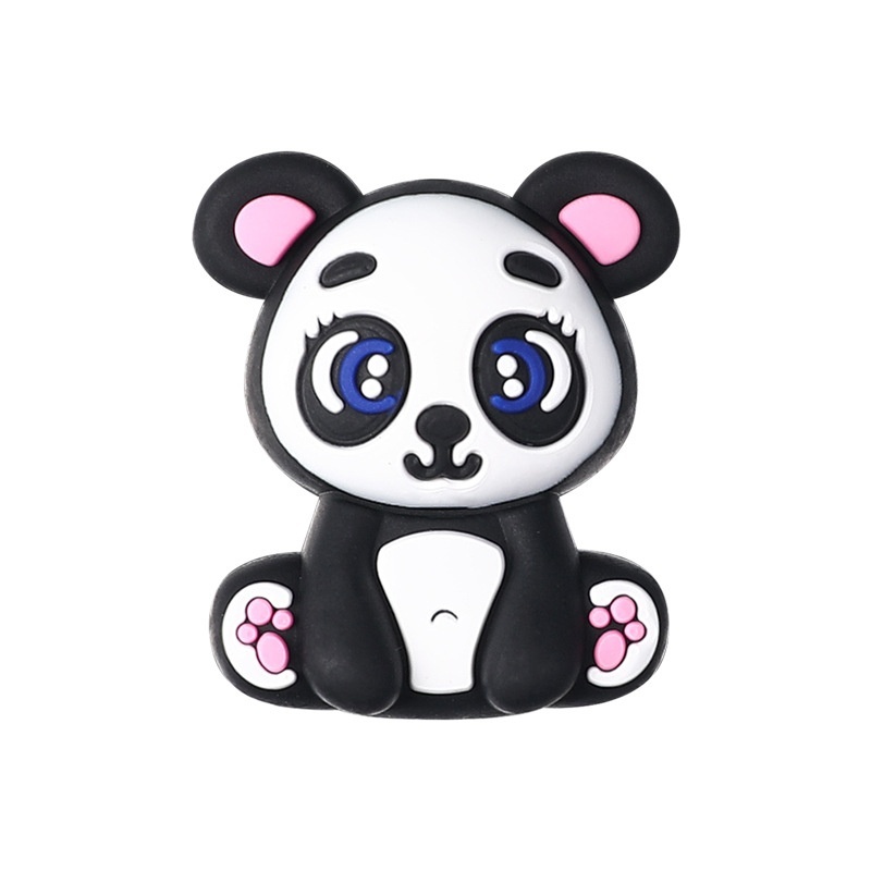 3D Cow & Lion Silicone Beads | Cute Cartoon Animal DIY Beads for Bracelets, Keychains & Beaded Pens