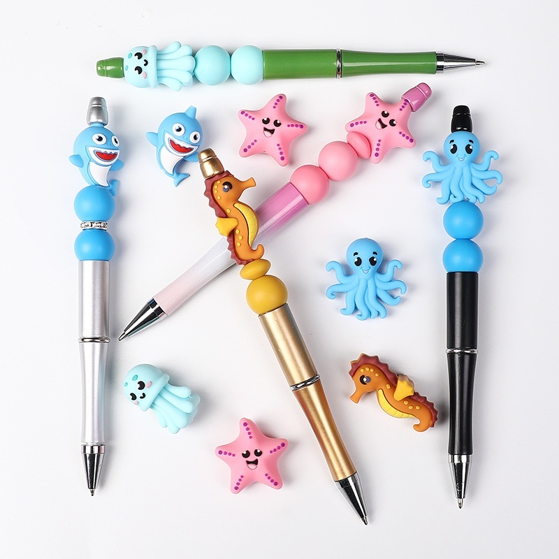 Cross-border Hot 3D Marine Silicone Beads | Starfish & Octopus DIY Accessories