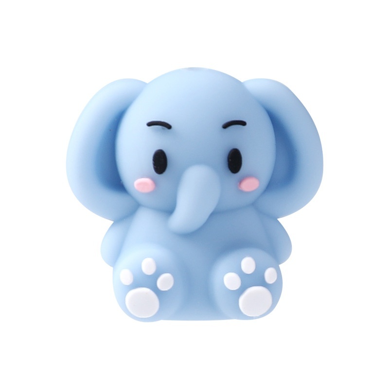 Hot Sale 3D Silicone Beads, Cute Animal Shaped Loose Beads for DIY Jewelry Making