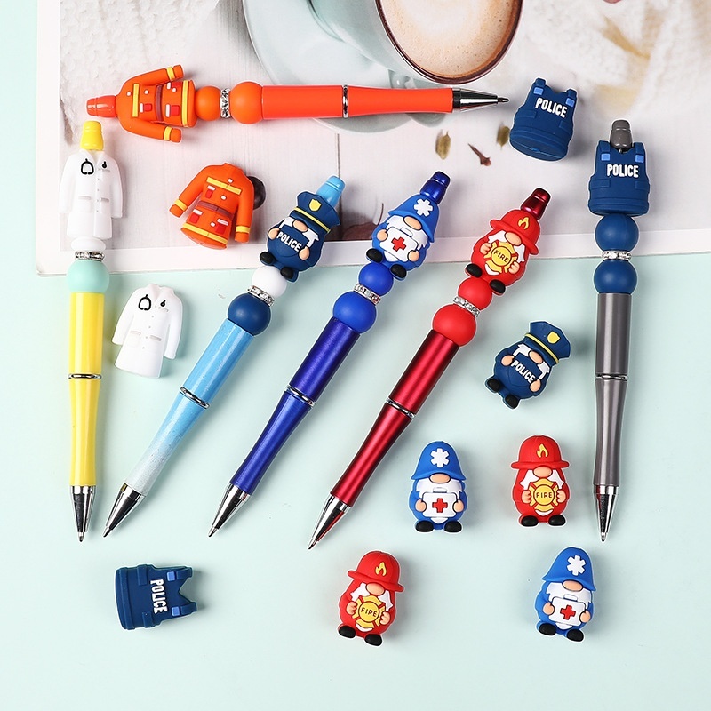 3D Cartoon Character Silicone Focal Beads | Kids DIY Jewelry & Beaded Pen Accessories