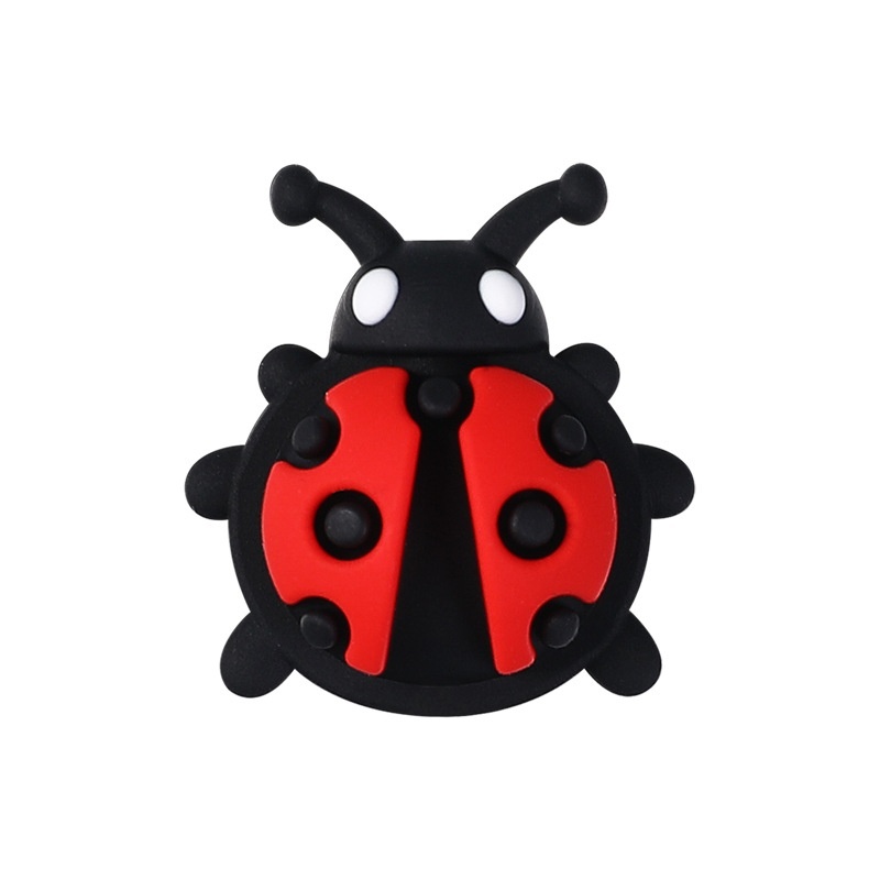 Hot New 3D Stereo Ladybug Silicone Beads ， DIY Craft Accessories for Pen Making