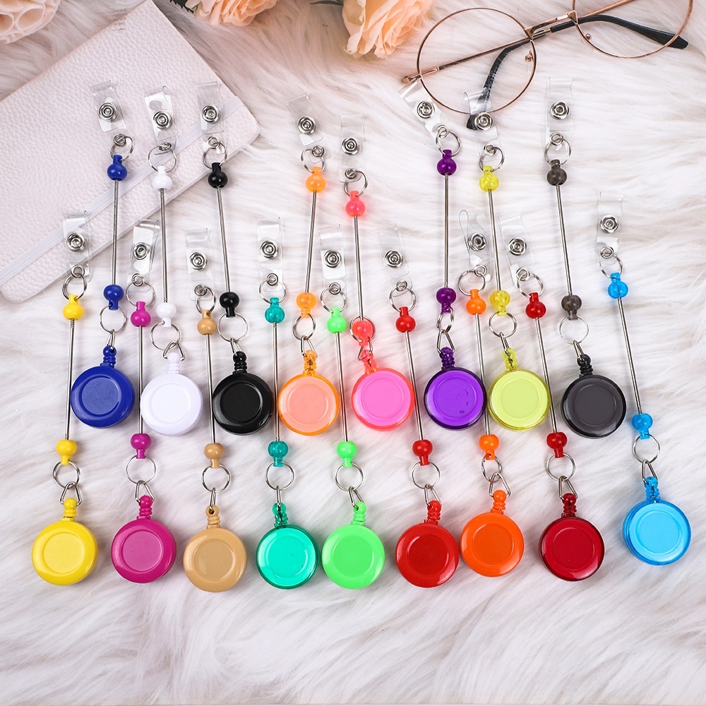 Boho Style DIY Beaded Pull Reel – Multi-Use Accessory for Women’s Bags, Outdoor Gear & Home Decor