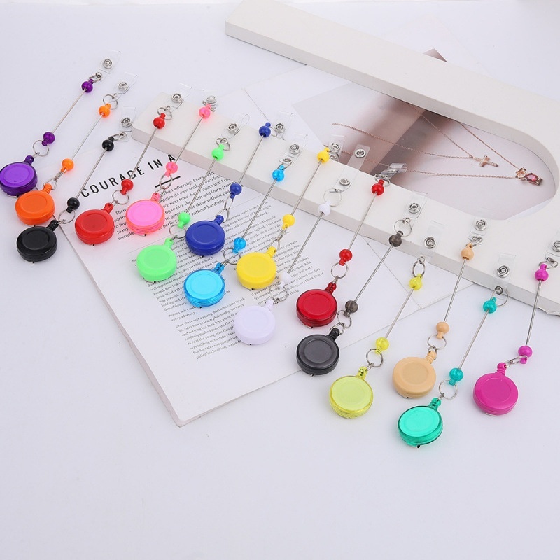 Boho Style DIY Beaded Pull Reel – Multi-Use Accessory for Women’s Bags, Outdoor Gear & Home Decor