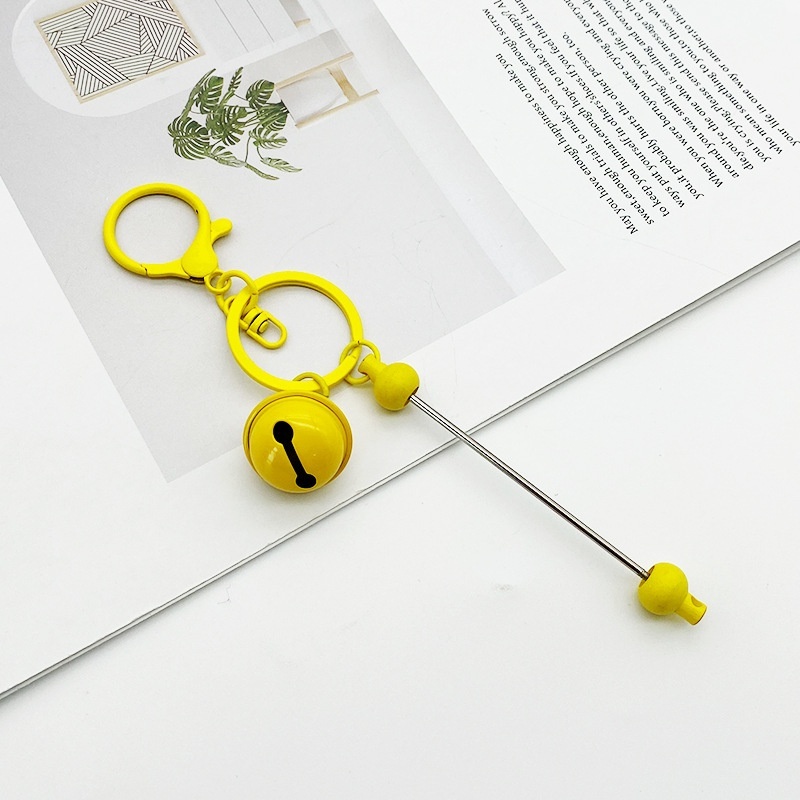 Bulk DIY Candy Series Bell Keychain Kits – Cross-Border Hot Seller, Educational Beading Crafts for DIY Jewelry Businesses