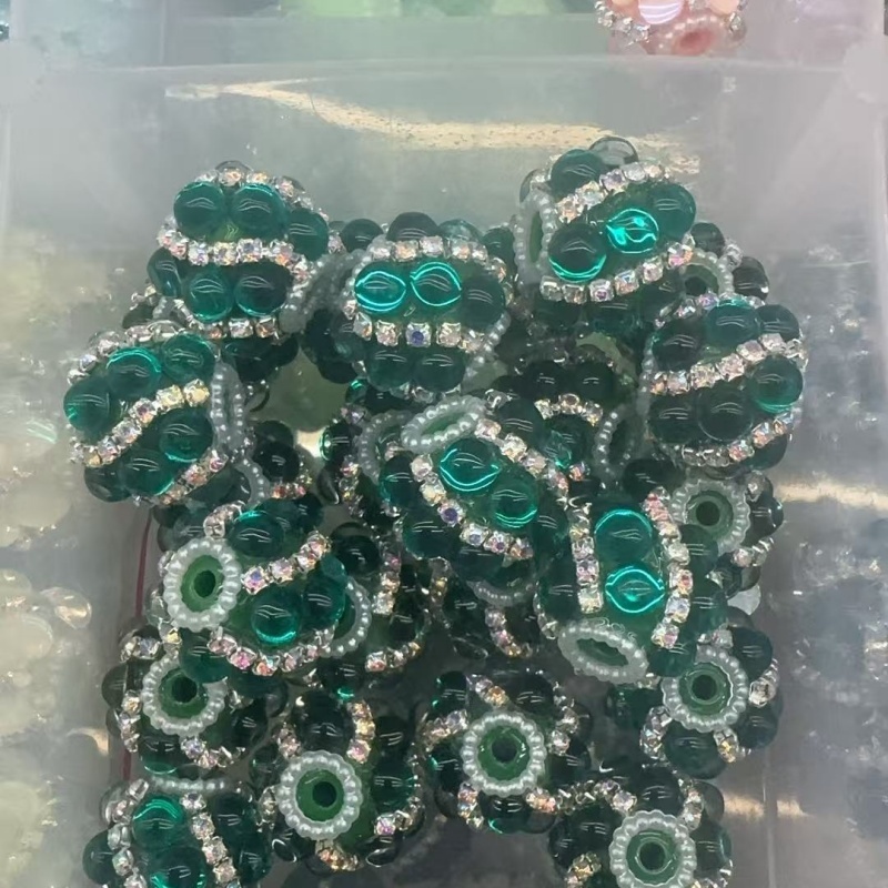 Opalescent Flower Beads for DIY
