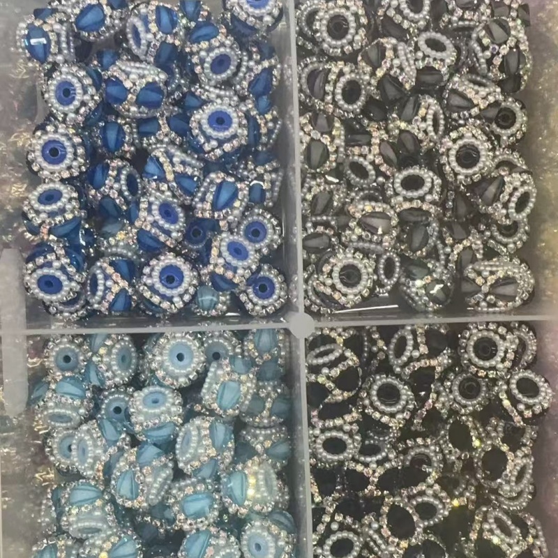 Elegant Pearl Rhinestone Spacer Beads