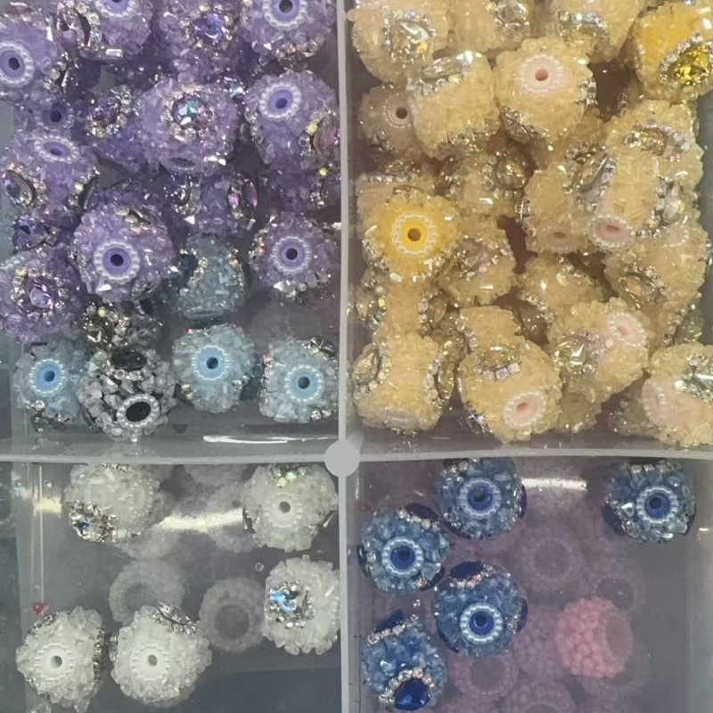 Sparkling Heart Crystal Beads for DIY
