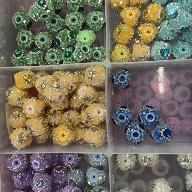 Sparkling Heart Crystal Beads for DIY