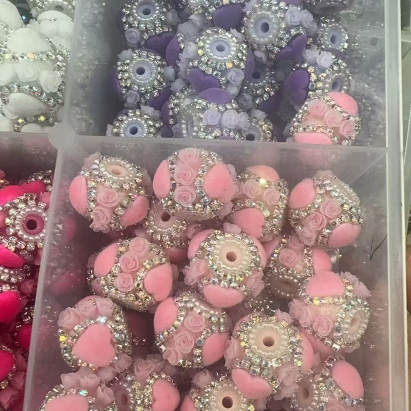 Pastel Flower Beads for Your DIY Projects