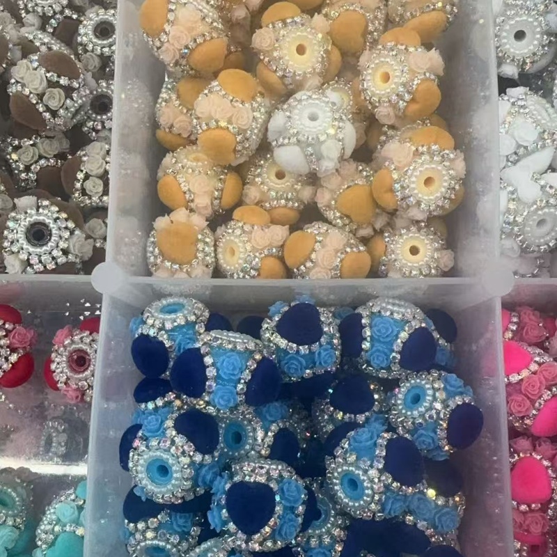 Pastel Flower Beads for Your DIY Projects