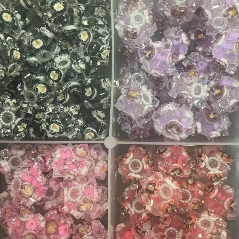 Dreamy Clear Crystal Rose Beads