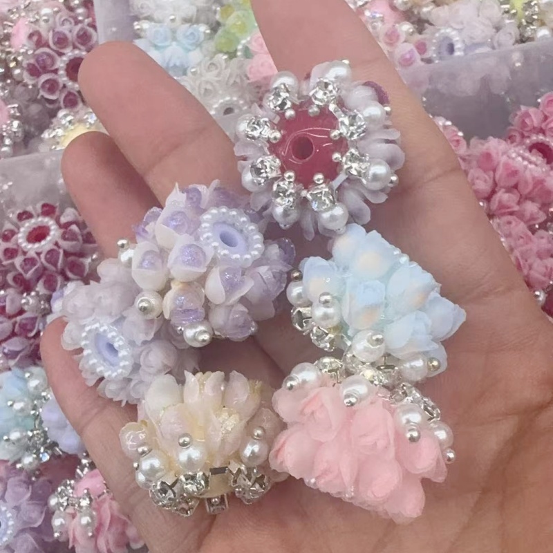 Ethereal Misty Rose Beads
