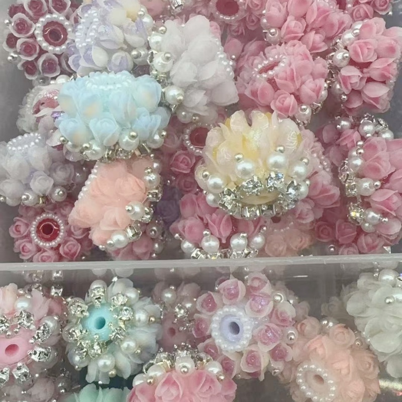 Ethereal Misty Rose Beads