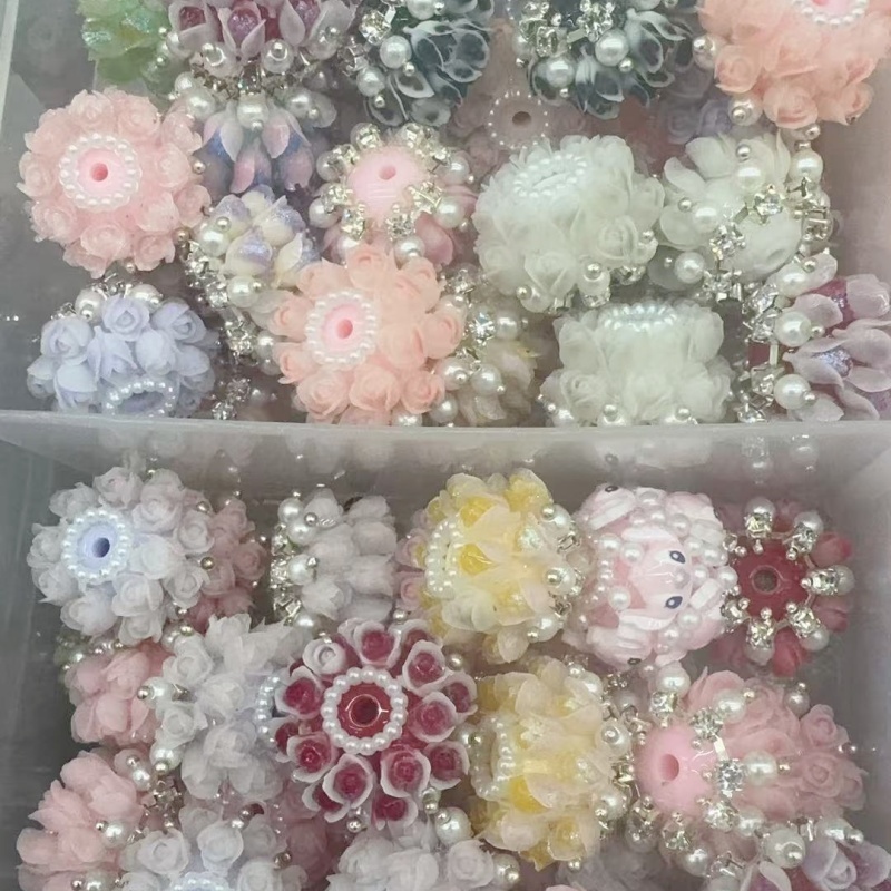 Ethereal Misty Rose Beads