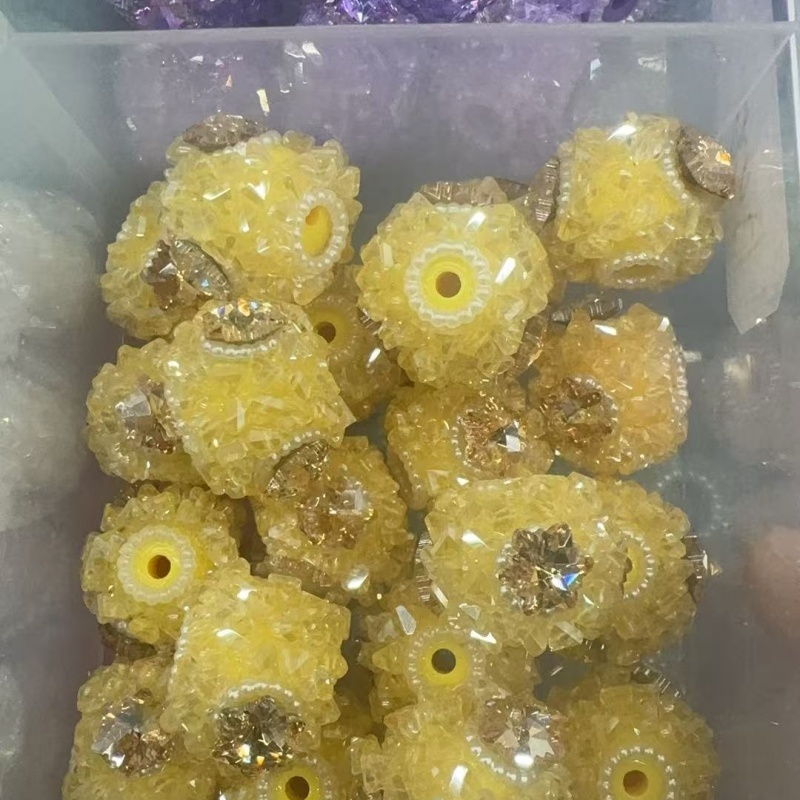 Icy Crystal Burst Beads