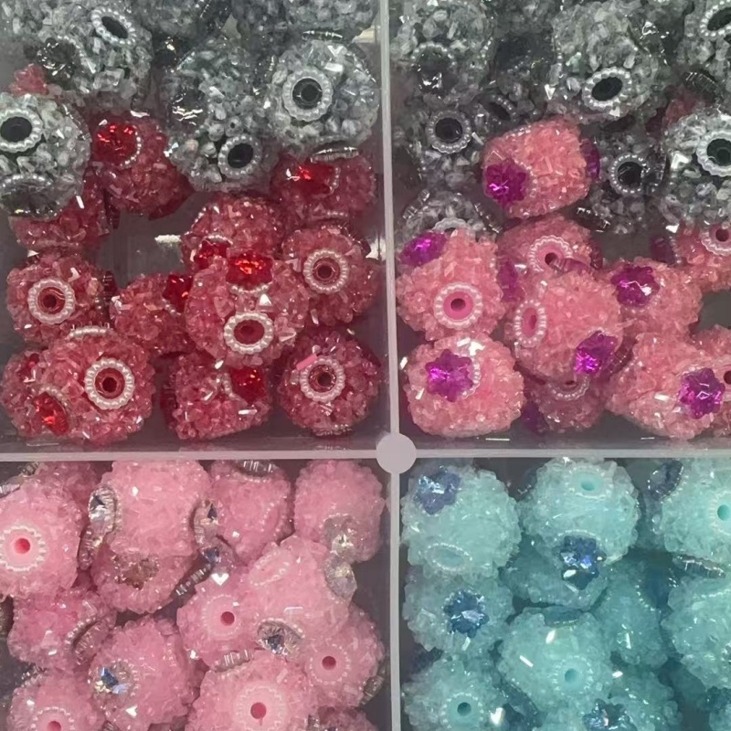 Icy Crystal Burst Beads