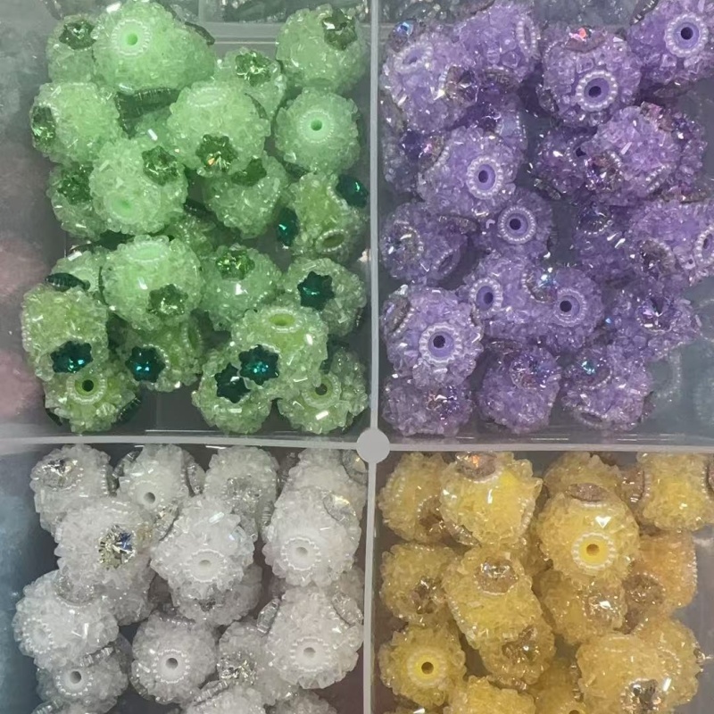 Icy Crystal Burst Beads