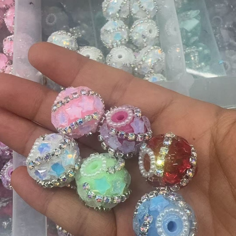 Bling Crystal Star Rhinestone Beads