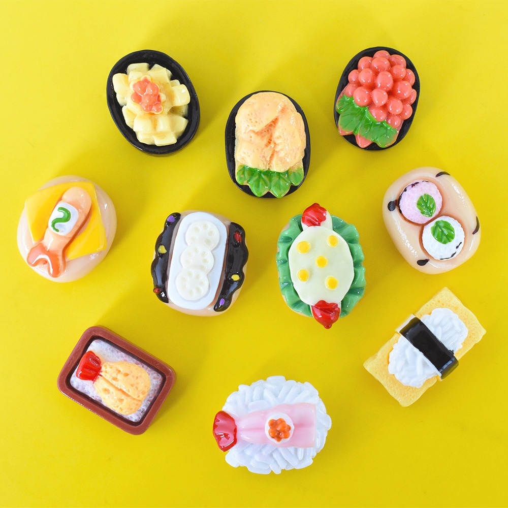 Miniature Sushi Food Toys Resin Accessories DIY Craft Supplies Fridge Magnets