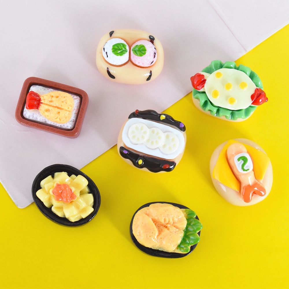 Miniature Sushi Food Toys Resin Accessories DIY Craft Supplies Fridge Magnets