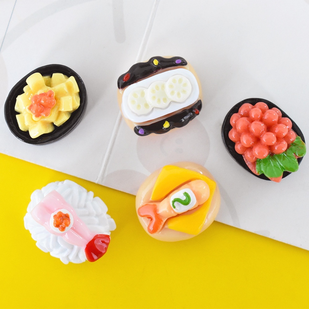 Miniature Sushi Food Toys Resin Accessories DIY Craft Supplies Fridge Magnets