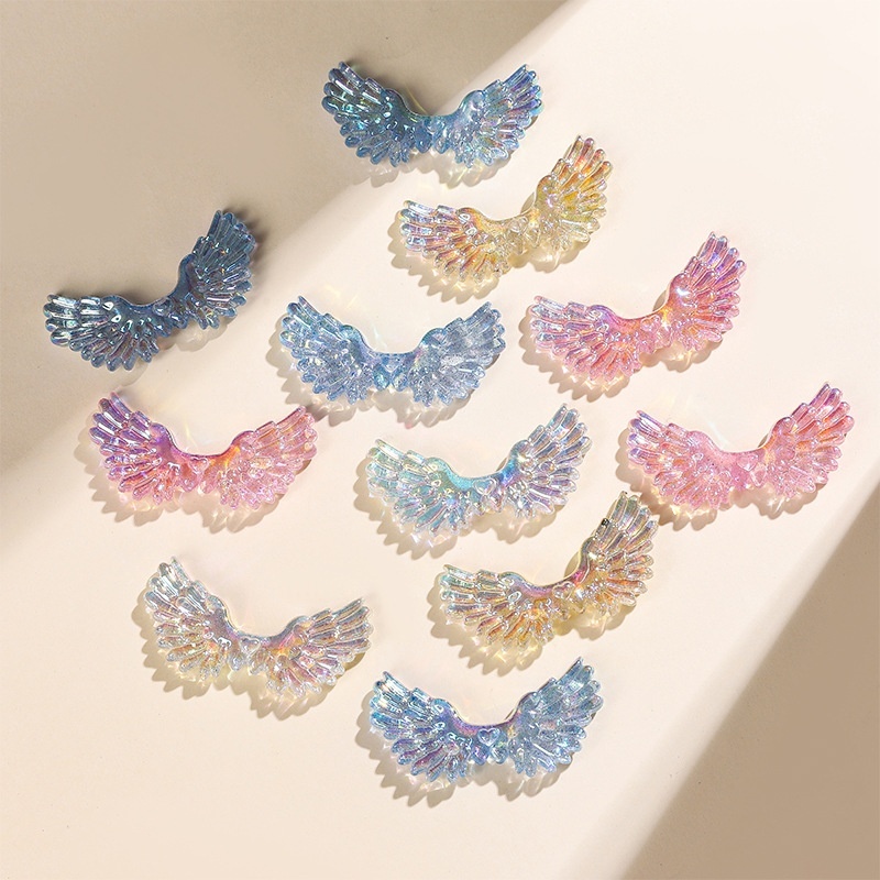 Elegant Angel Wing Spacer Beads | Sparkling Wing Beads for DIY Handmade Chains & Bracelets