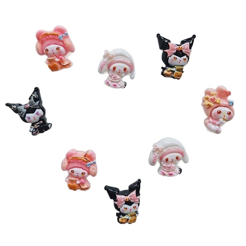 Classic Sanrio cartoon modeling, lovely and fashionable appearance. High-quality resin material, smooth surface, firm and durable.