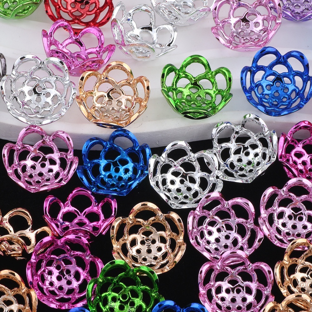 Exquisite Bead Caps for DIY Jewelry Making, Premium Spacer Bead Caps for Bracelet Necklace Crafts
