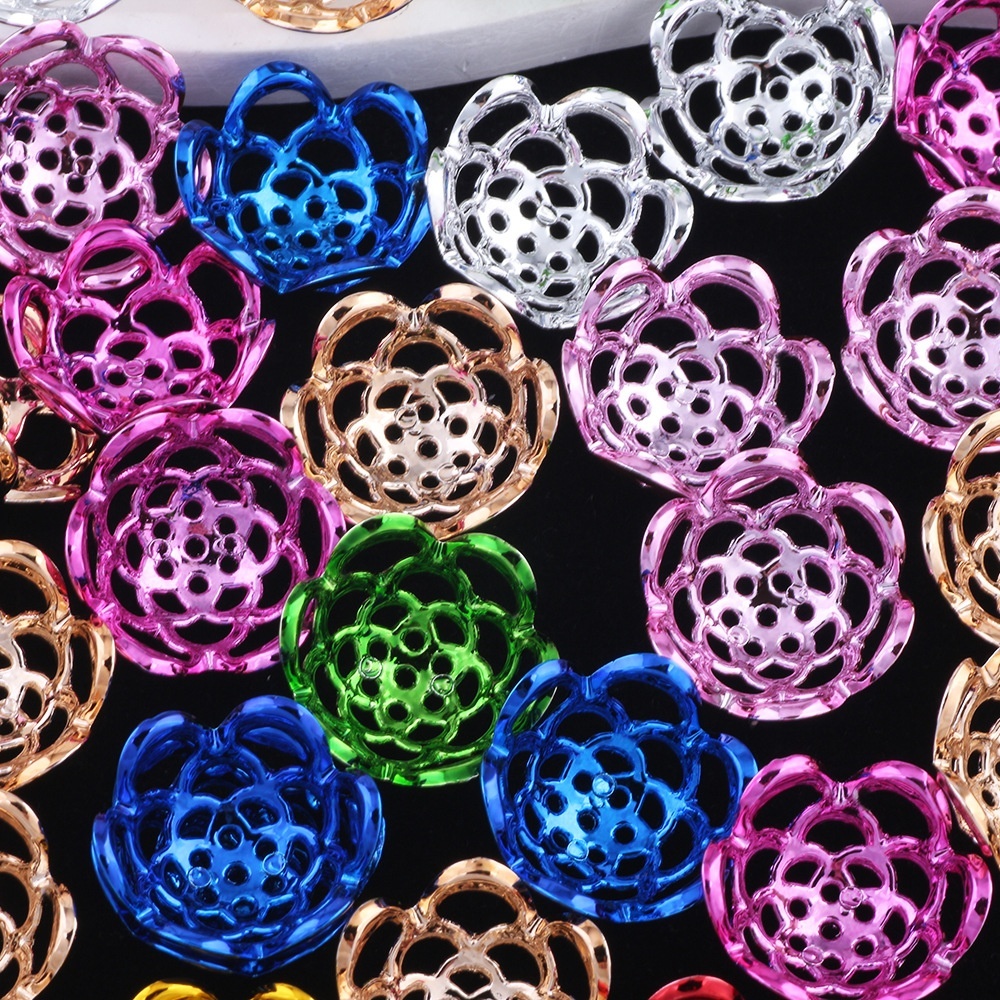 Exquisite Bead Caps for DIY Jewelry Making, Premium Spacer Bead Caps for Bracelet Necklace Crafts