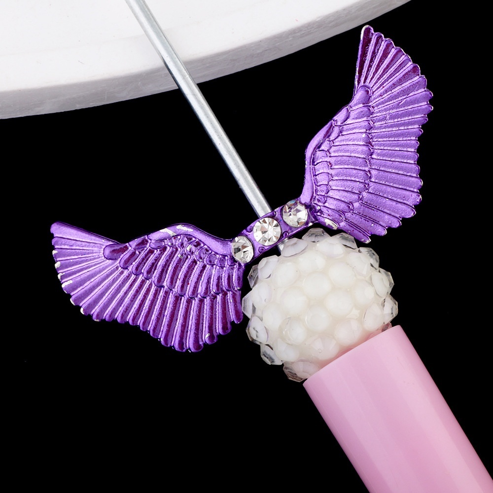Rhinestone Wing Spacer Beads for DIY Jewelry Making, Sparkling Wing Beads for Bracelet Necklace Crafts