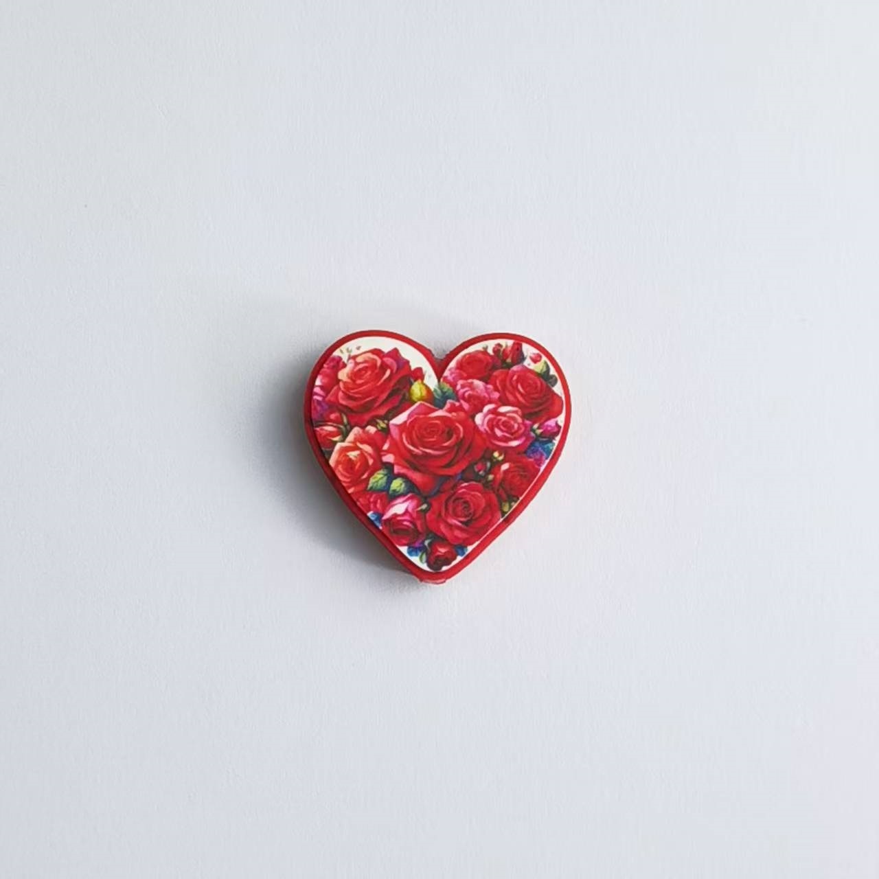 Printed 3D Heart Shaped Silicone Beads DIY Beading Pen Jewelry Making Accessories
