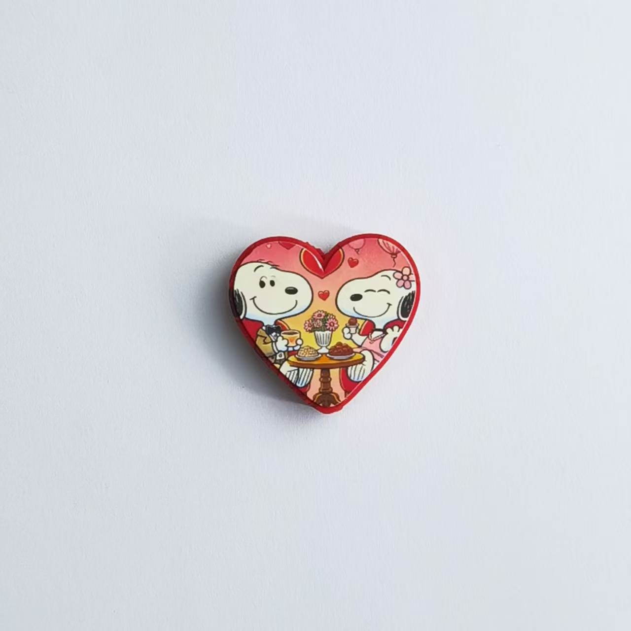 Printed 3D Heart Shaped Silicone Beads DIY Beading Pen Jewelry Making Accessories