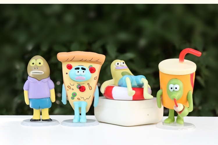 New Trendy SpongeBob SquarePants & Bikini Bottom Mini Figures Desktop Decorations