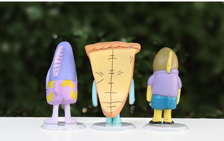 New Trendy SpongeBob SquarePants & Bikini Bottom Mini Figures Desktop Decorations