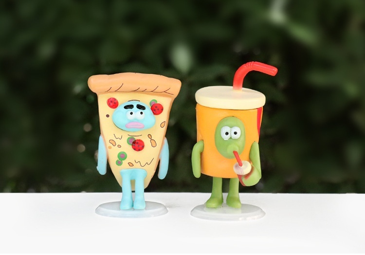 New Trendy SpongeBob SquarePants & Bikini Bottom Mini Figures Desktop Decorations