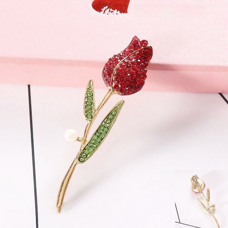 New Rose Shaped Alloy Rhinestone Decorations DIY Phone Case Craft Rhinestone Kit