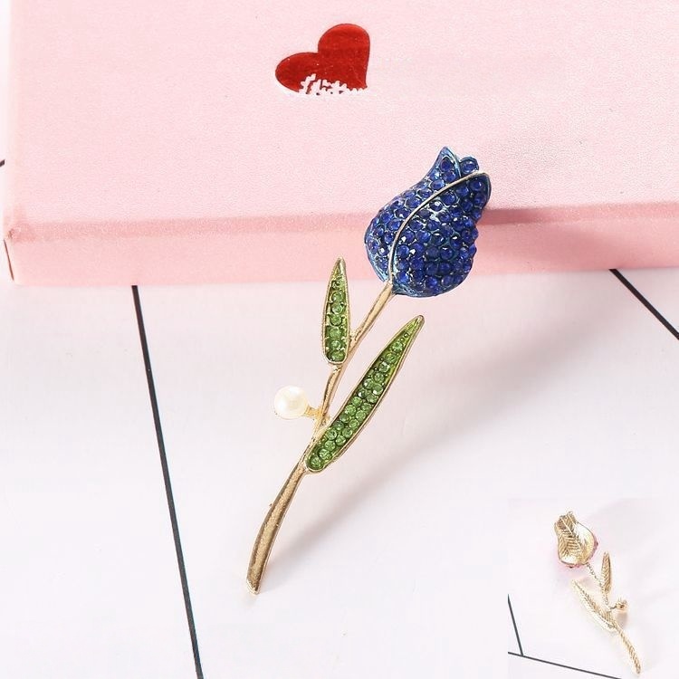 New Rose Shaped Alloy Rhinestone Decorations DIY Phone Case Craft Rhinestone Kit