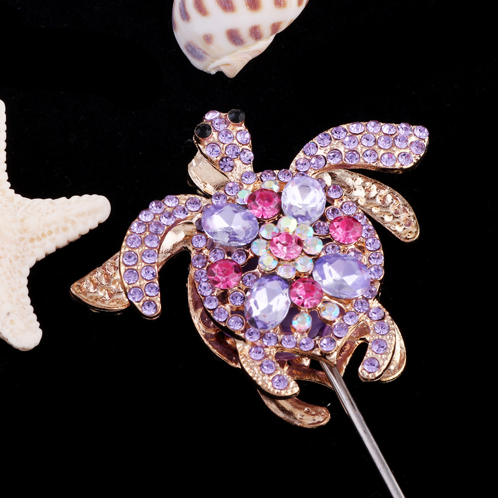 Double‑Sided Turtle Rhinestone Ball Straight Hole Beads DIY Phone Chain Keychain Bag Chain Heavy‑Duty Polymer Clay Accessories