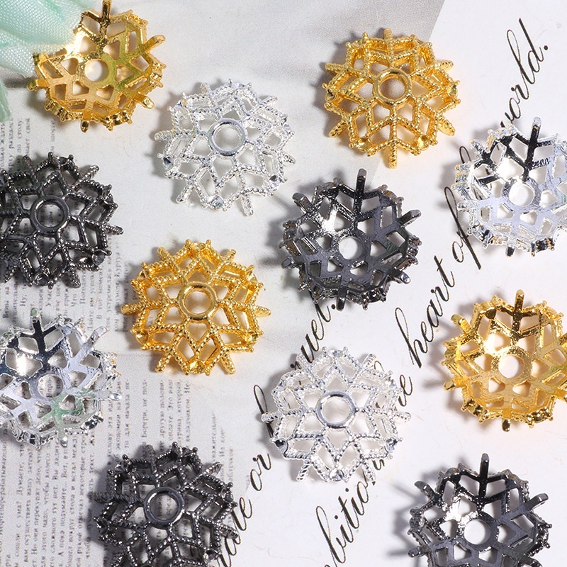 Elegant Chinese-style Lotus Beads | Exquisite Oriental-inspired DIY Beading Supplies for Handmade Chains