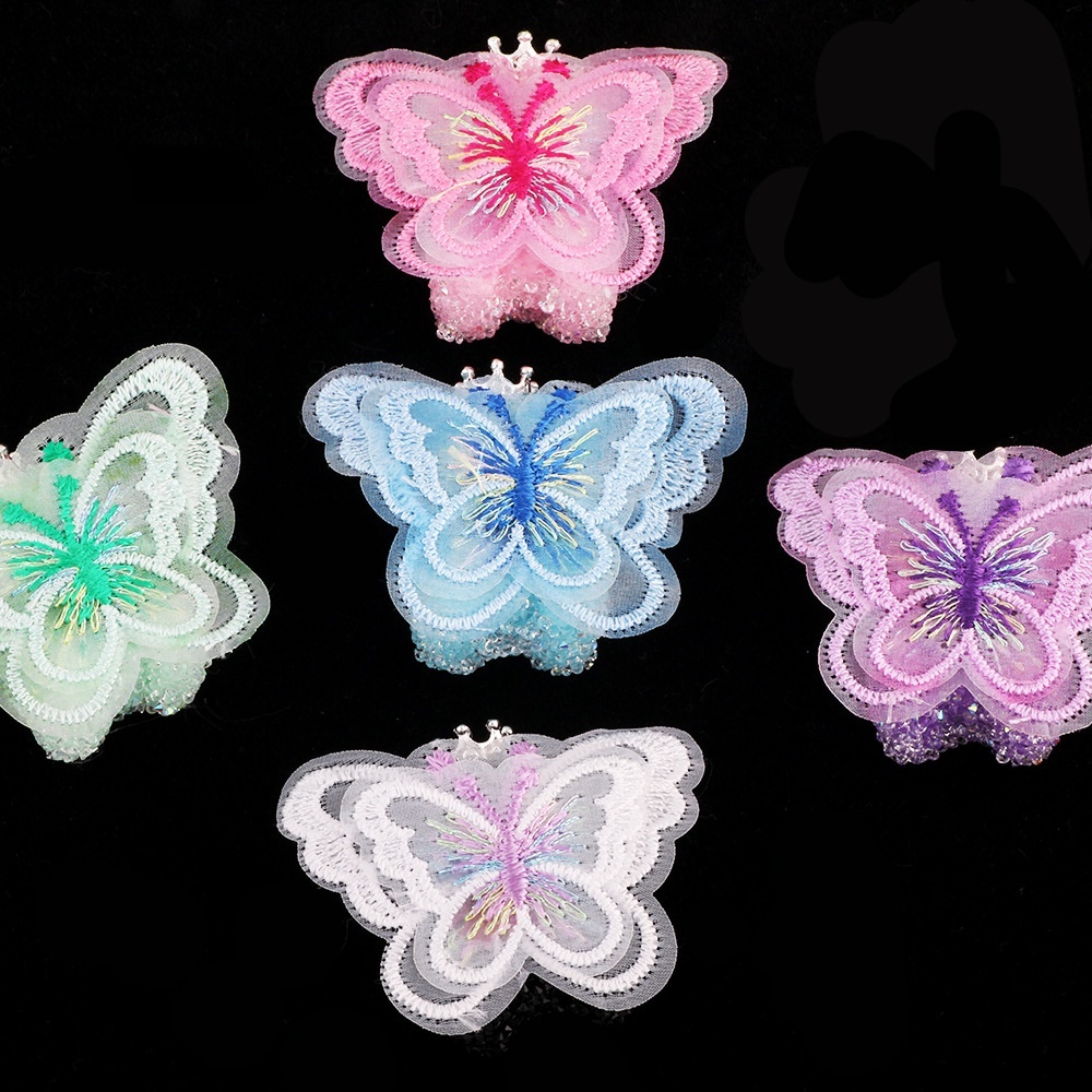 Winged Bear Sugar Acrylic Beads, Straight Hole Beads for Beaded Pen Phone Chain Keychain Bag Charm Wholesale