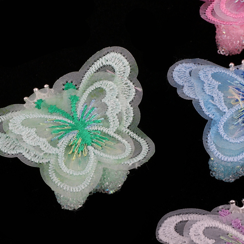 Winged Bear Sugar Acrylic Beads, Straight Hole Beads for Beaded Pen Phone Chain Keychain Bag Charm Wholesale