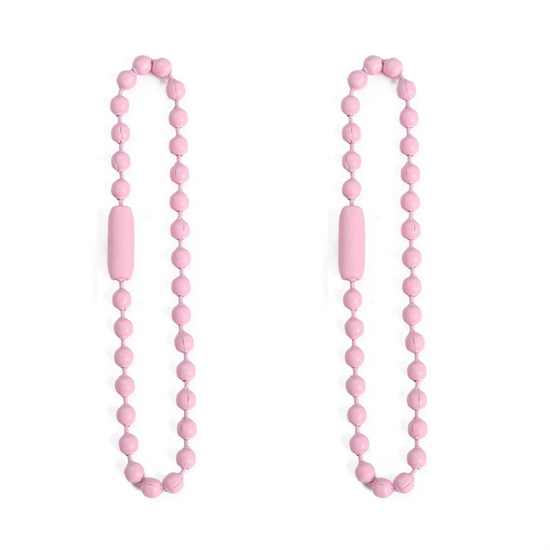 Painted Iron Ball Chain & Connectors, DIY Accessories for Key Ring Pendant Doll Charm Wholesale