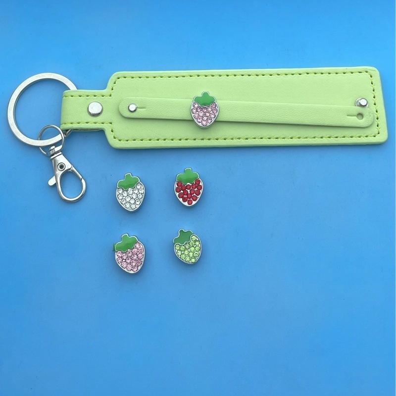 New PU Faux Leather License Plate Strap, DIY License Plate Keychain Accessories Wholesale