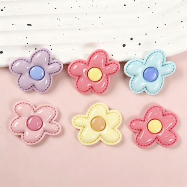 Large Hole Acrylic Wheel & Abacus Beads, Flat Round Loose Beads for Bag Charm Keychain DIY Jewelry Wholesale