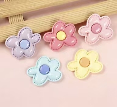 Large Hole Acrylic Wheel & Abacus Beads, Flat Round Loose Beads for Bag Charm Keychain DIY Jewelry Wholesale