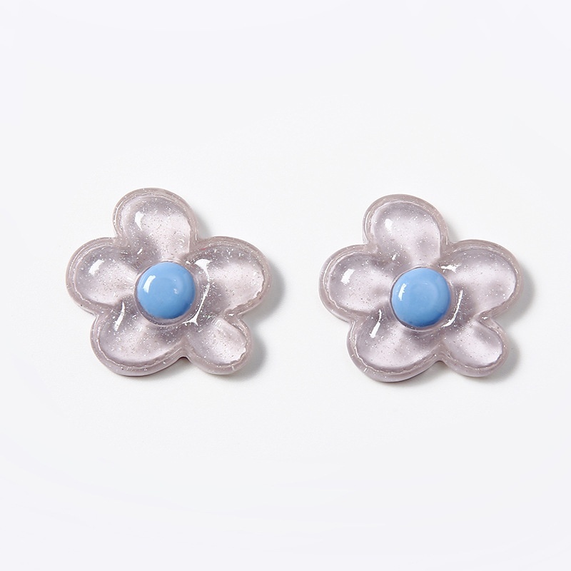 Crystal Flower Resin Charms, DIY Decorations for Crocs Shoe Charms Hair Claw Scrunchies Wholesale