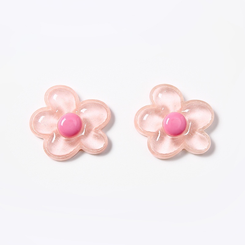 Crystal Flower Resin Charms, DIY Decorations for Crocs Shoe Charms Hair Claw Scrunchies Wholesale